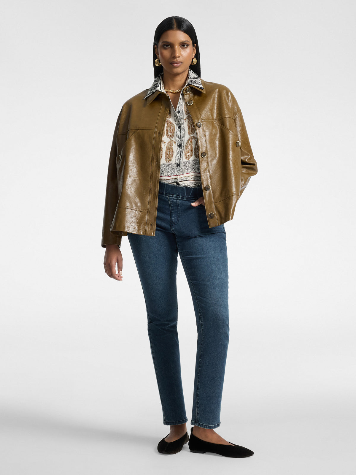 Jeans Skinny "Pat" in Denim Lavaggio Washed Blu - Elena Mirò