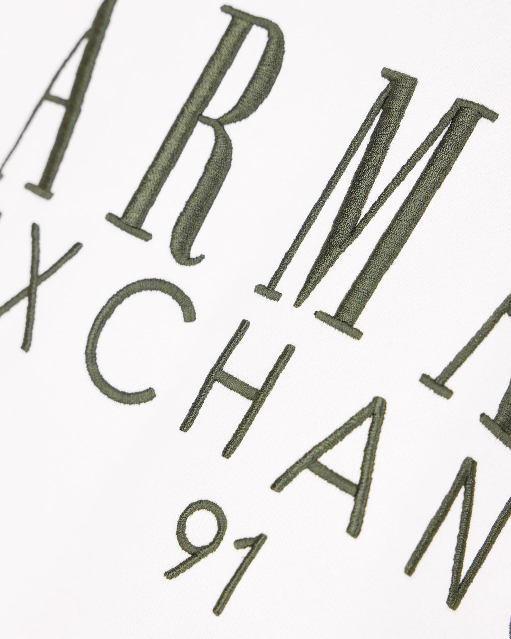 Armani Exchange Felpa Bianca Ottica