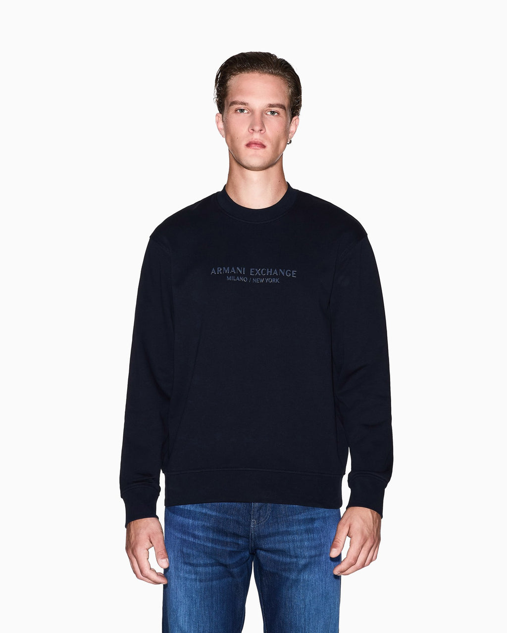 Armani Exchange Felpa Blu XM001284 – vista 3