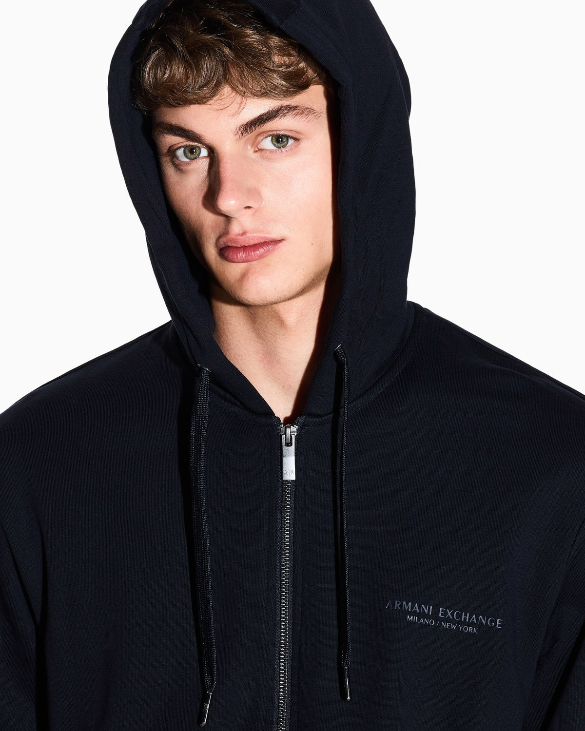 Armani Exchange Felpa Blu XM001293 – vista 3