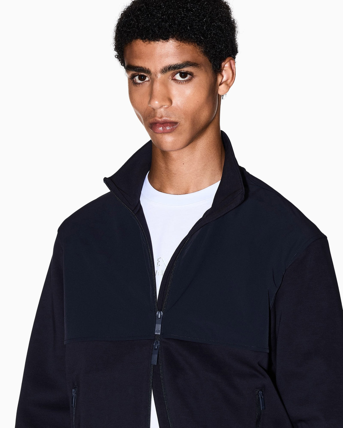 Armani Exchange Felpa Blu XM001564 – vista 3