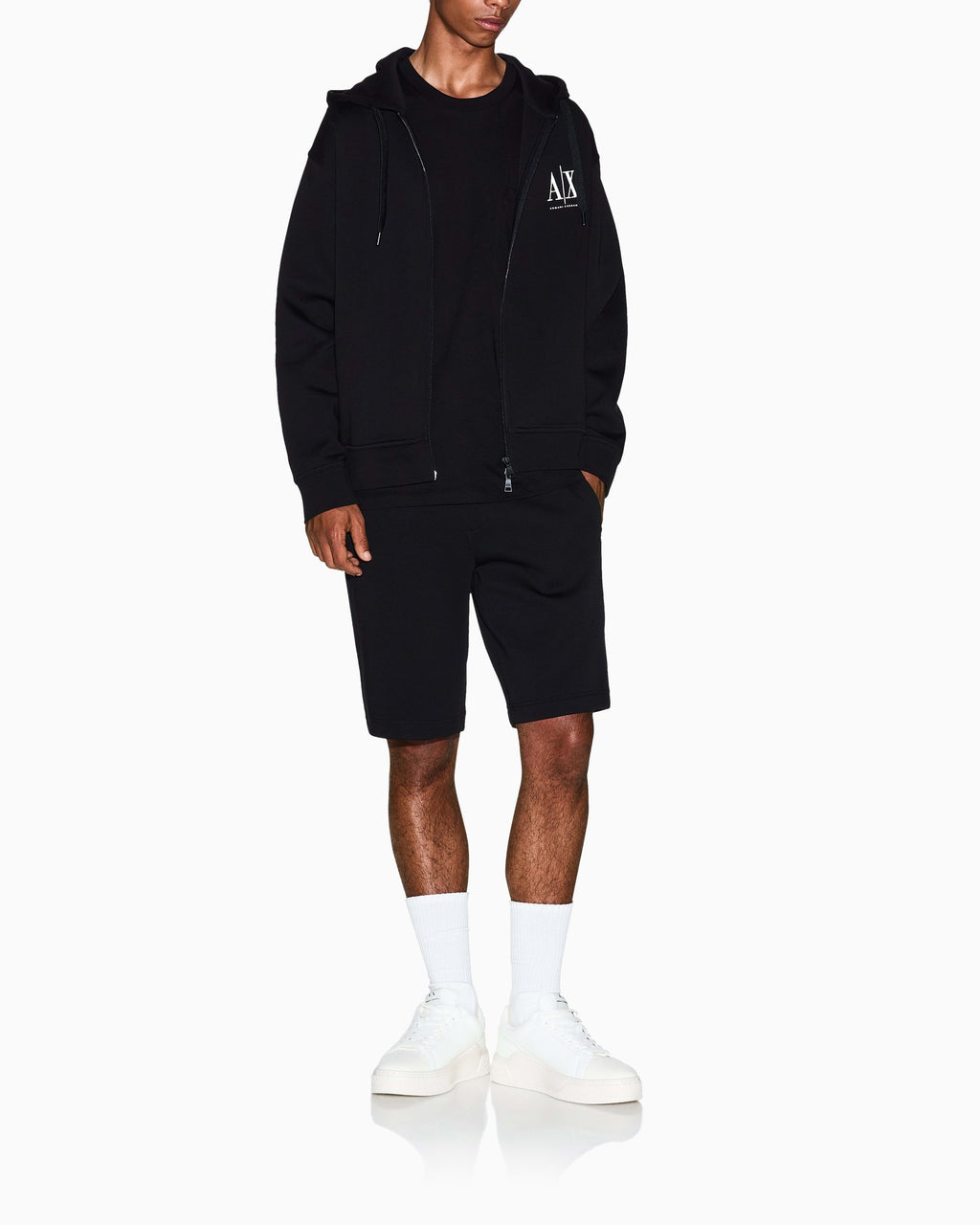 Armani Exchange Felpa Nera XM000371 – vista 2