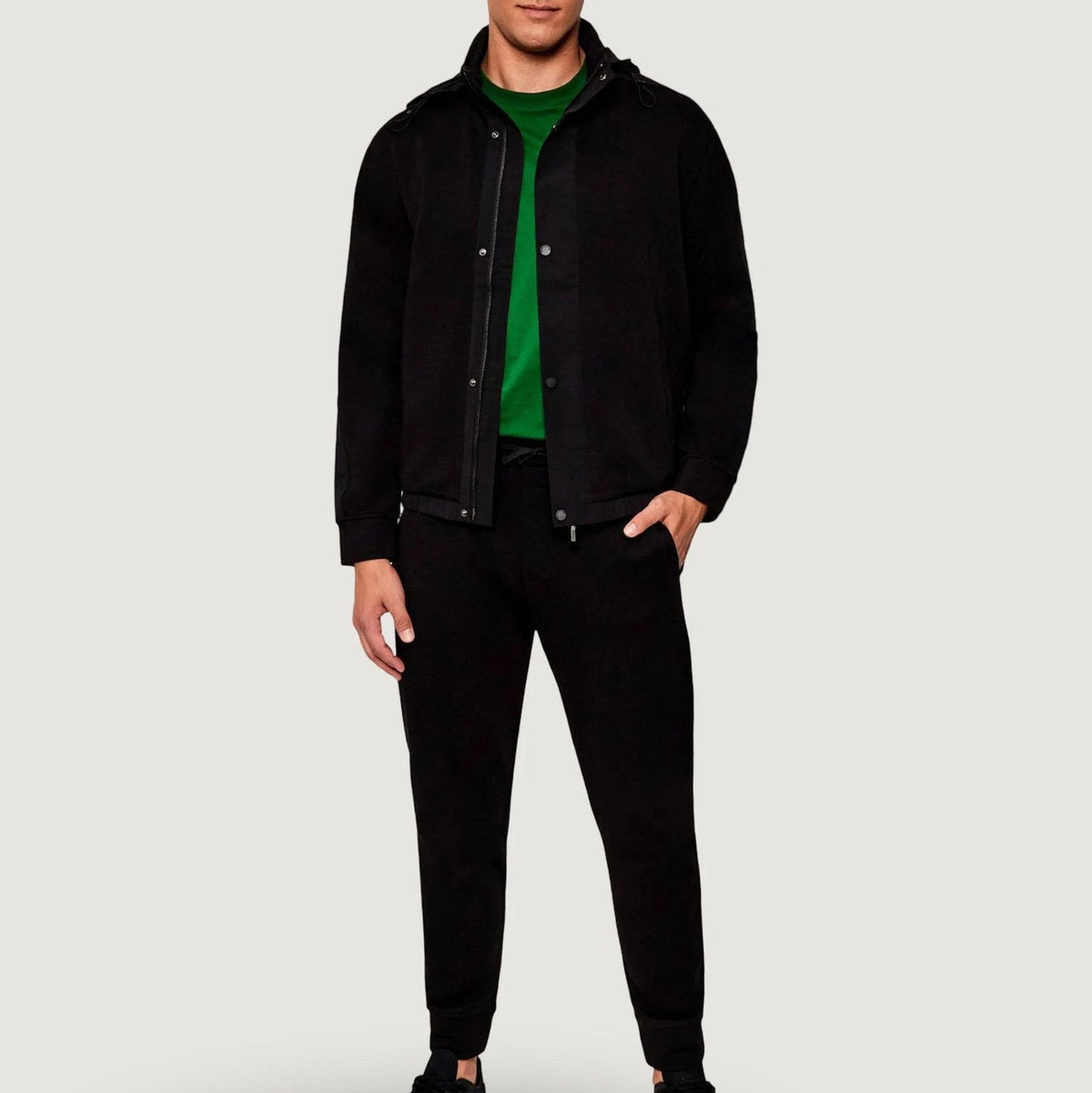 Armani Exchange Felpa Nera XM001011 – vista 2