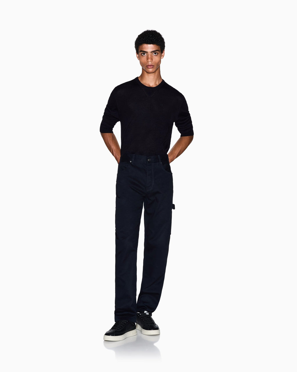 Armani Exchange Maglia Blu 8NZM3A – vista 2