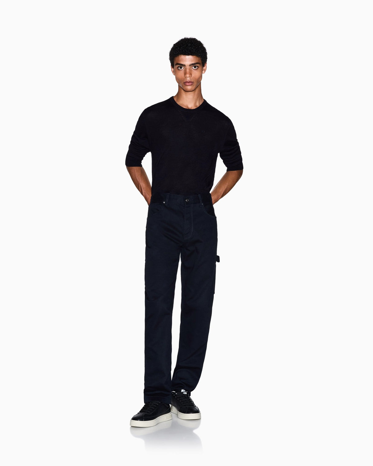 Armani Exchange Maglia Blu 8NZM3A – vista 2