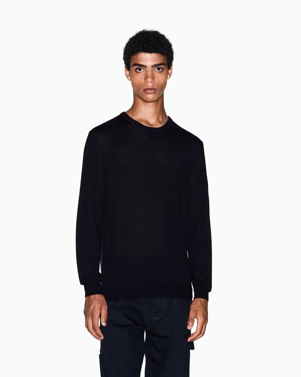 Armani Exchange Maglia Blu 8NZM3A – vista 3