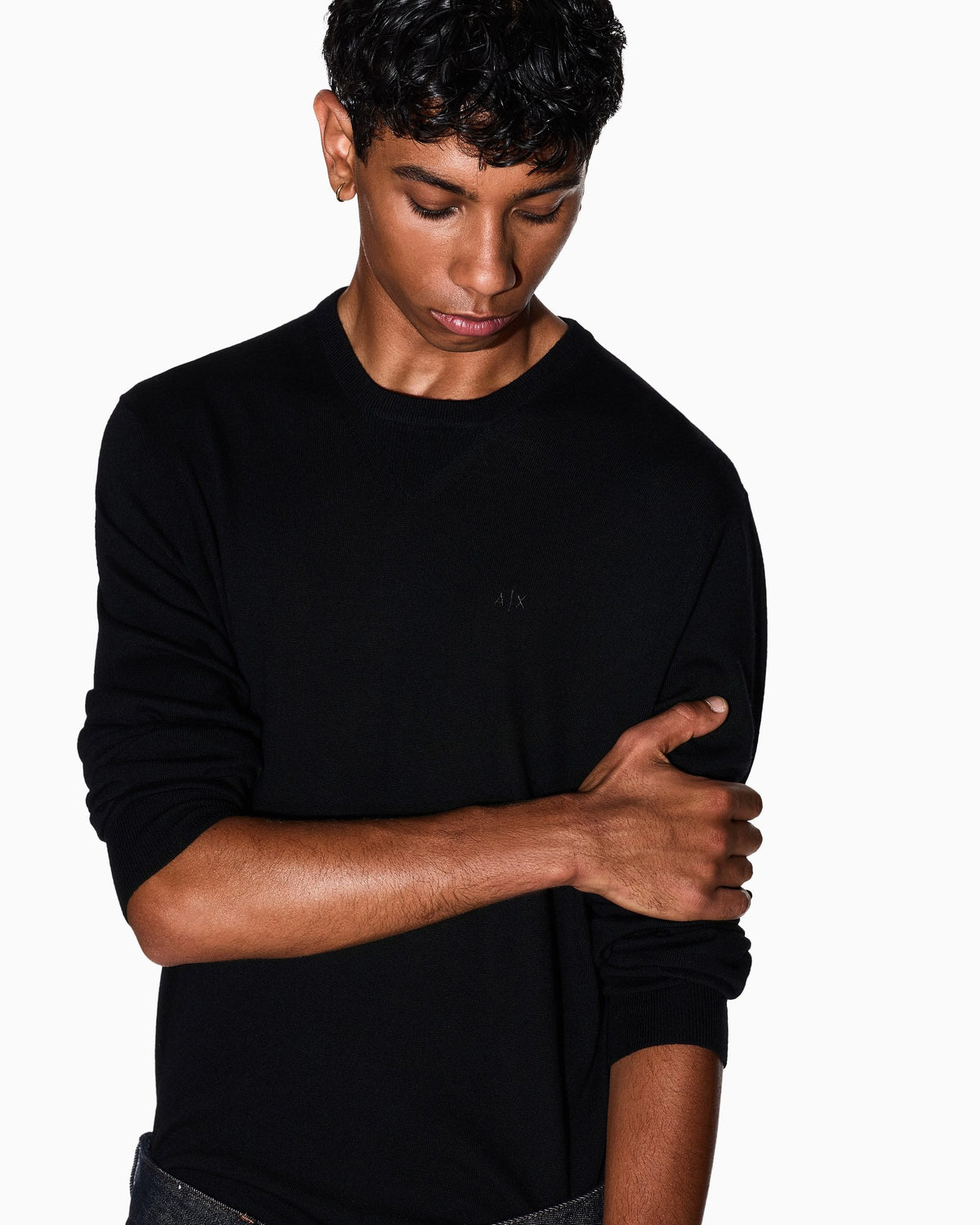 Armani Exchange Maglia Nera 8NZM3A