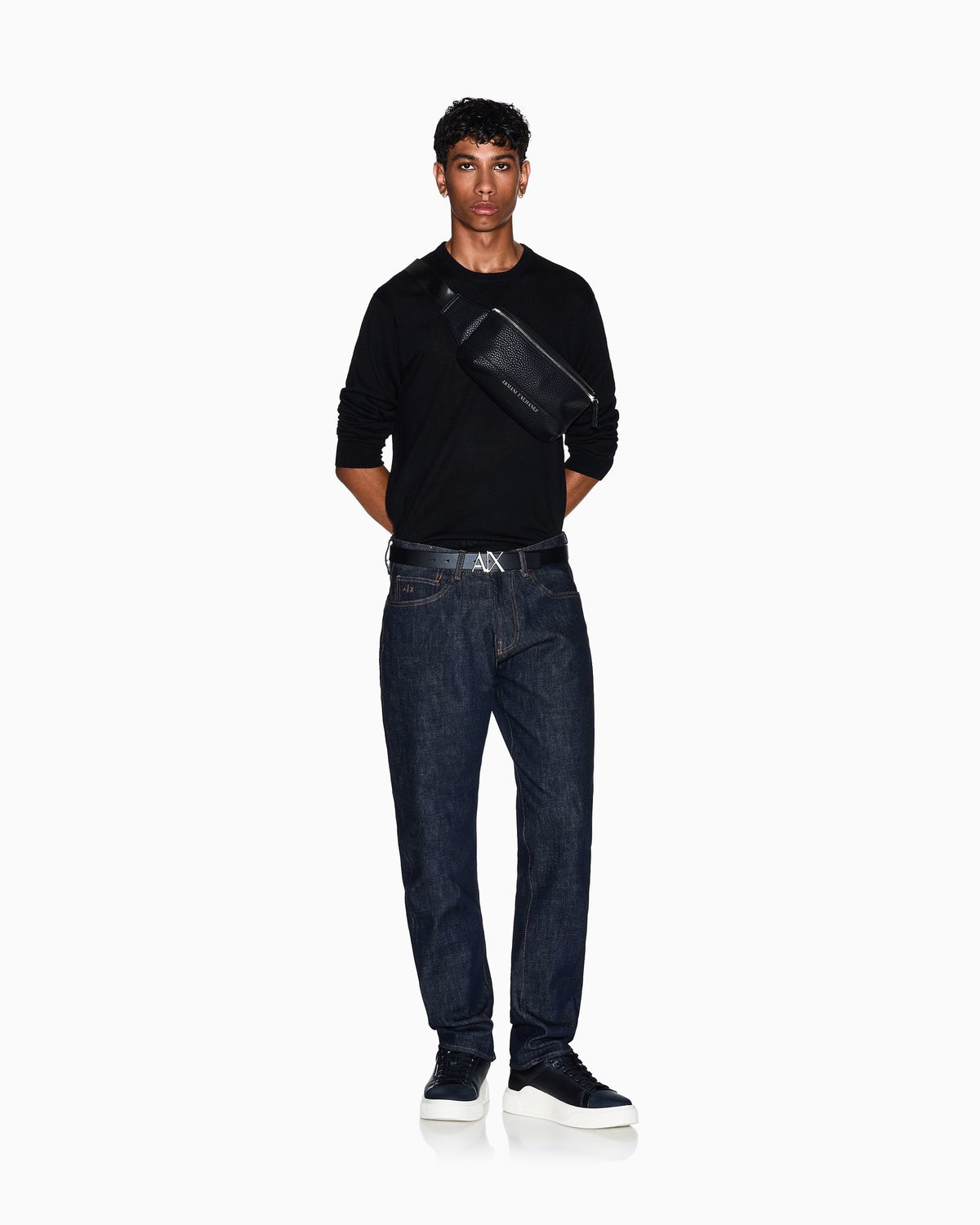 Armani Exchange Maglia Nera 8NZM3A – vista 2