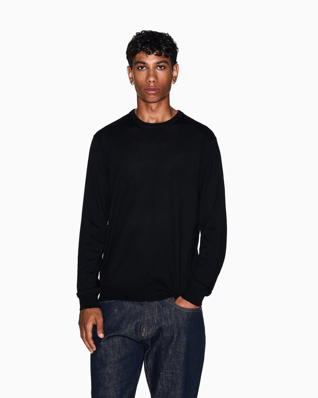 Armani Exchange Maglia Nera 8NZM3A – vista 3