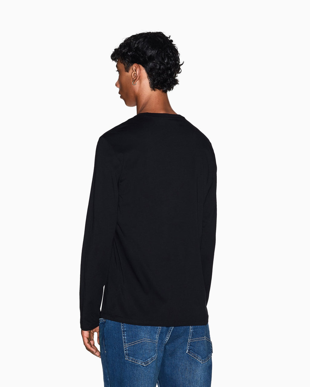 Armani Exchange Maglia Nera 8NZM77 – vista 2