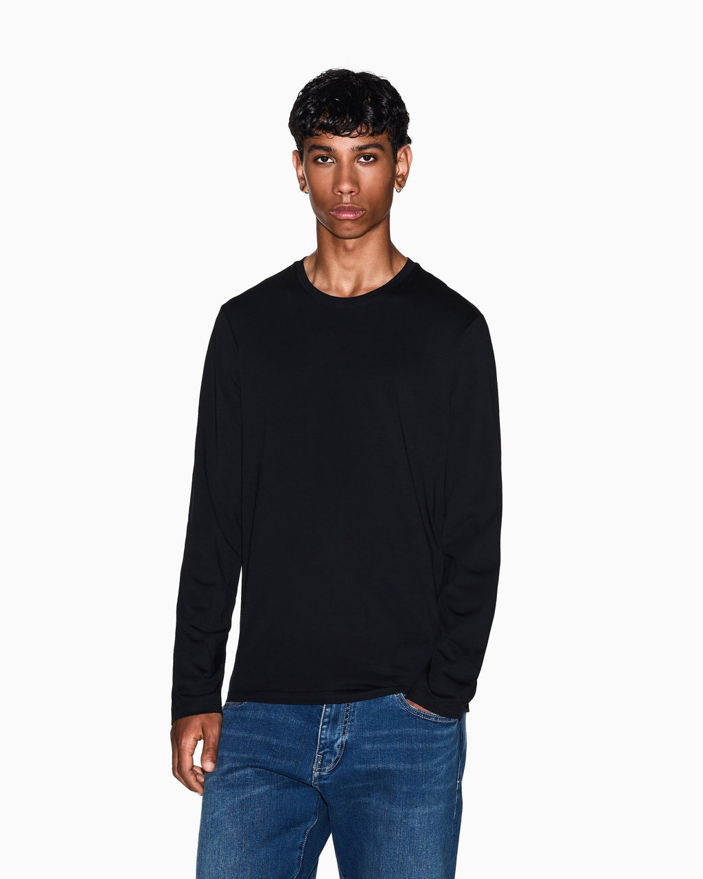Armani Exchange Maglia Nera 8NZM77 – vista 5