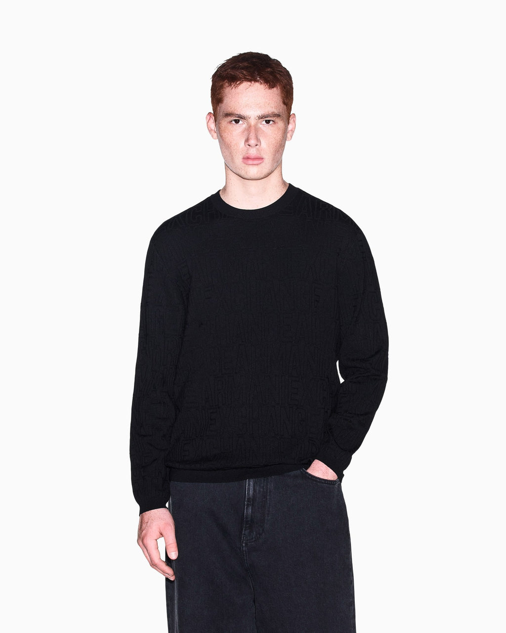 Armani Exchange Maglia Nera XM002986 – vista 5
