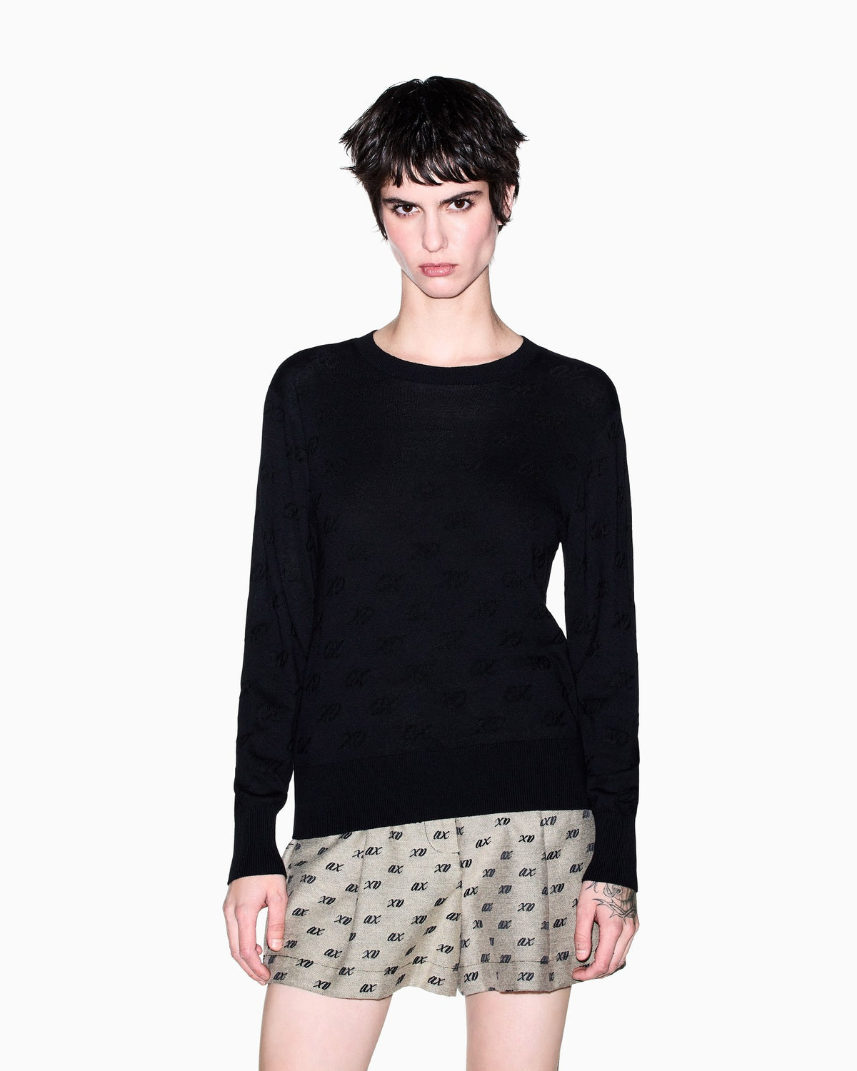 Armani Exchange Maglia Nera XW002875 – vista 4
