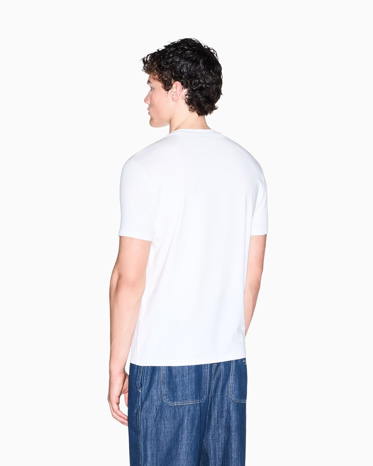 Armani Exchange T-Shirt Bianca Ottica – vista 2