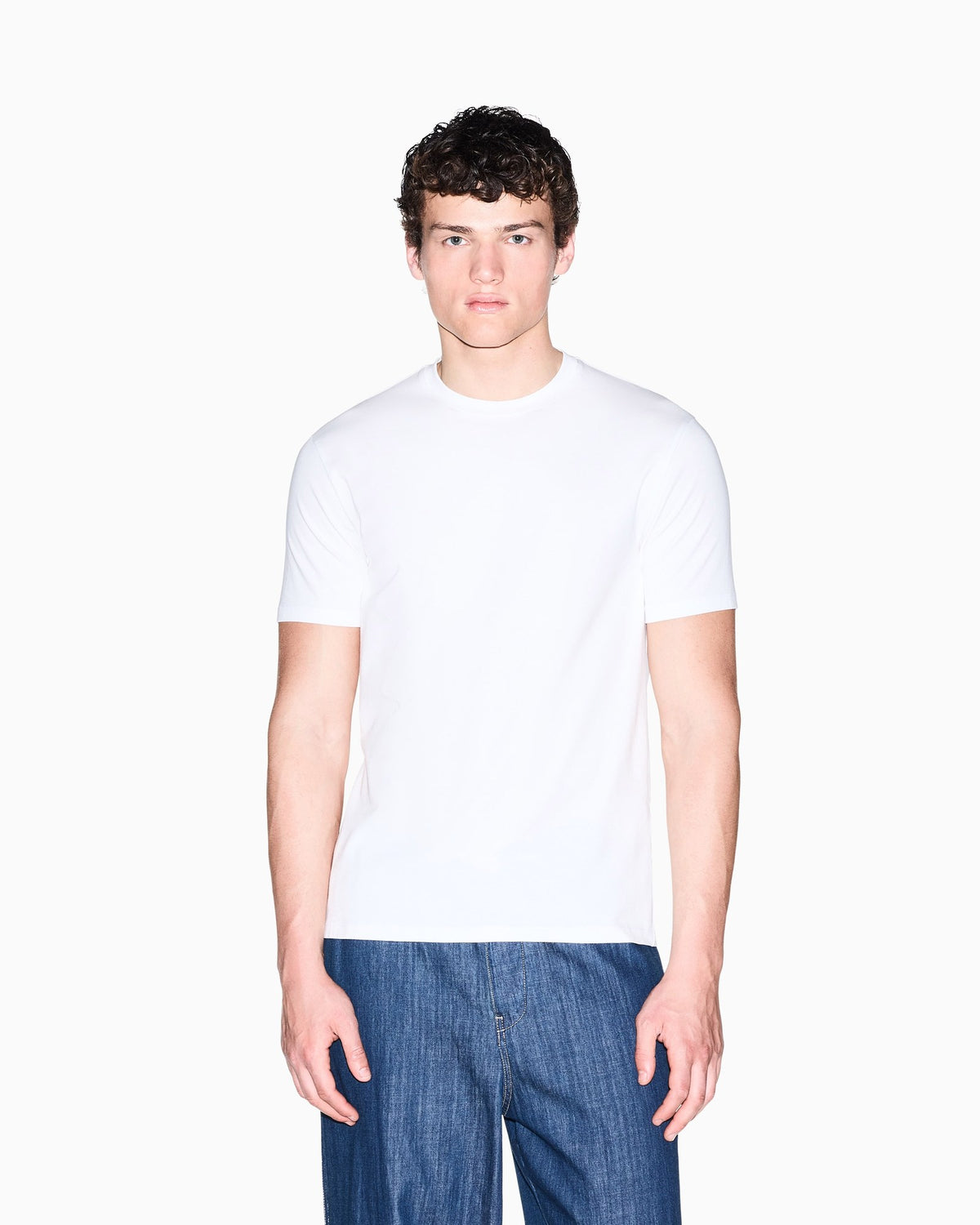 Armani Exchange T-Shirt Bianca Ottica – vista 5