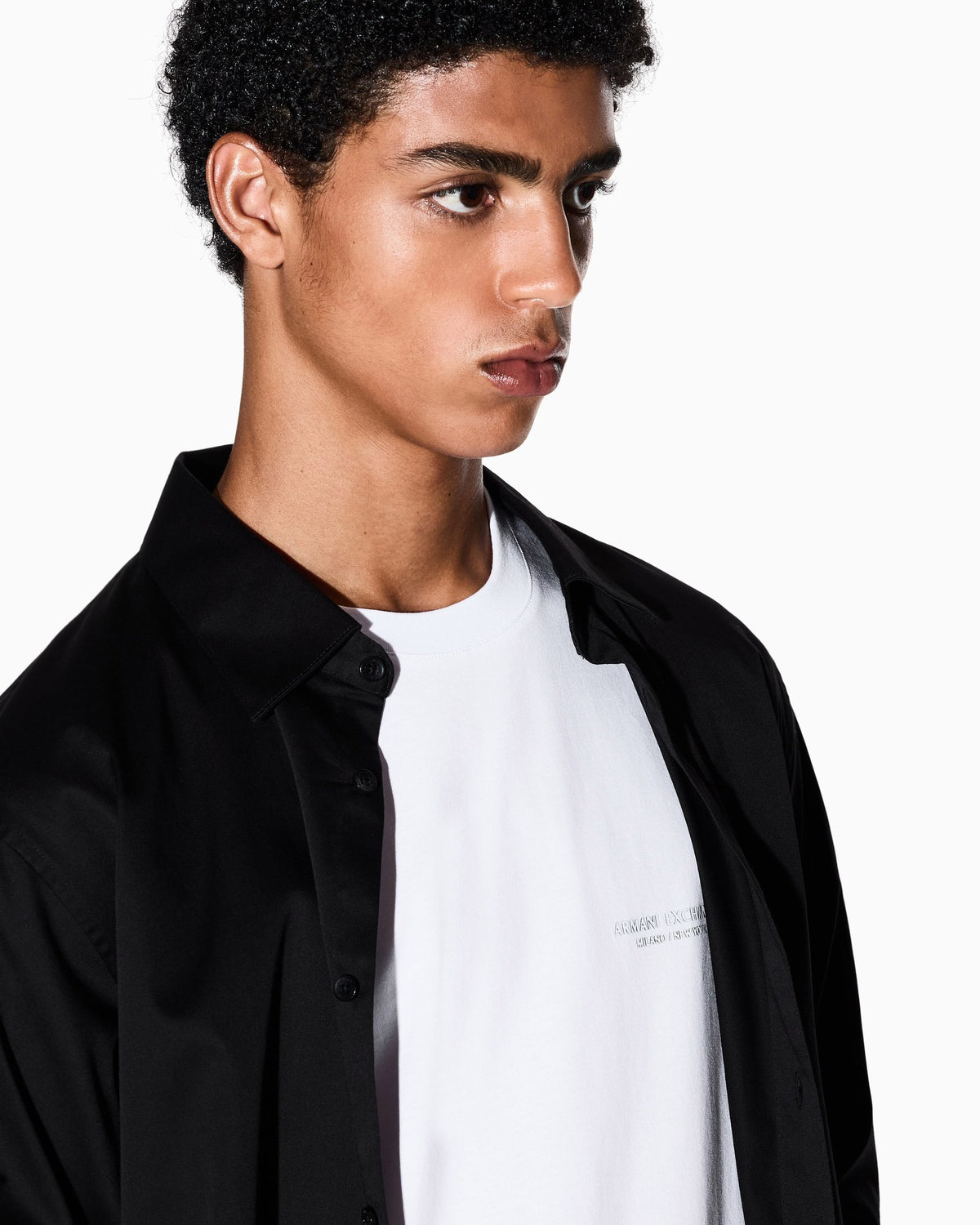 Armani Exchange T-Shirt Bianca XM001281 – vista 3