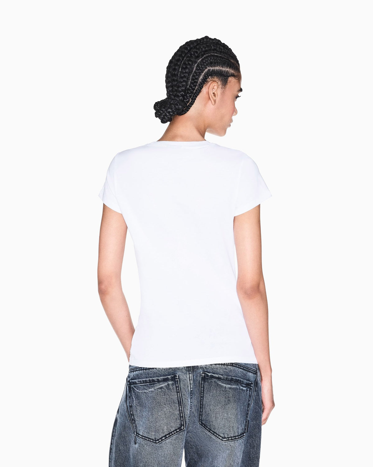 Armani Exchange T-Shirt Bianca XW002550 – vista 2