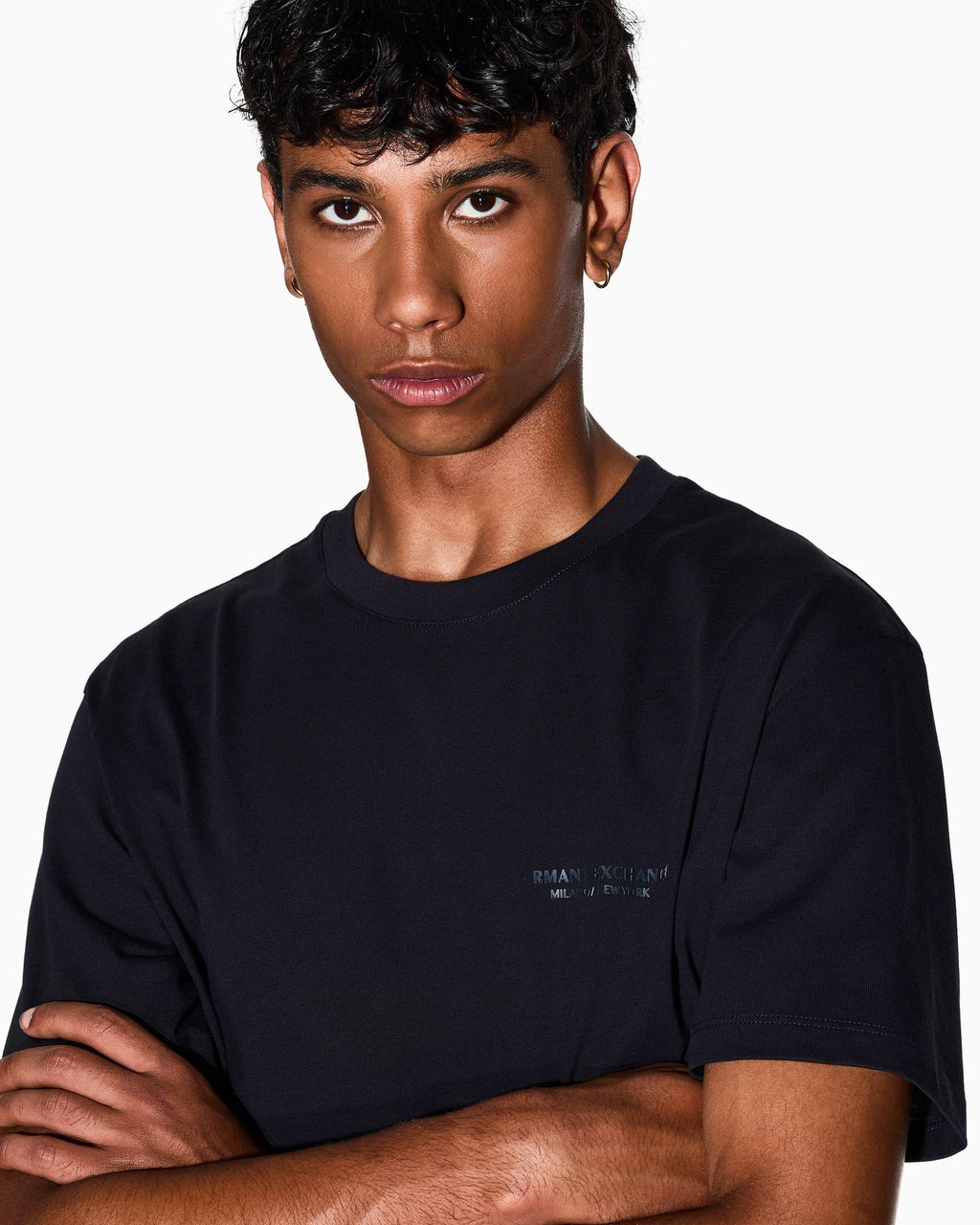 Armani Exchange T-Shirt Blu XM001281 – vista 3