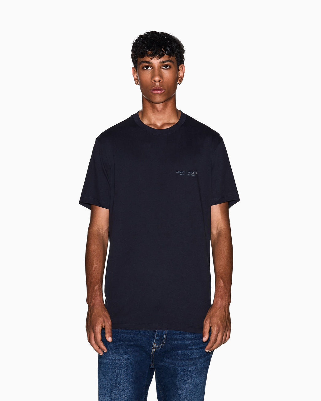 Armani Exchange T-Shirt Blu XM001281 – vista 5