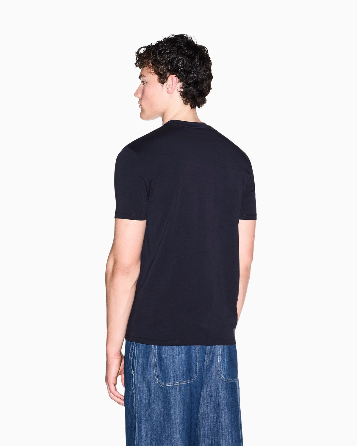 Armani Exchange T-Shirt Blu XM003141 – vista 2