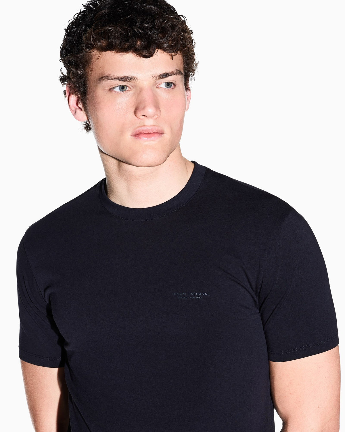Armani Exchange T-Shirt Blu XM003141 – vista 3