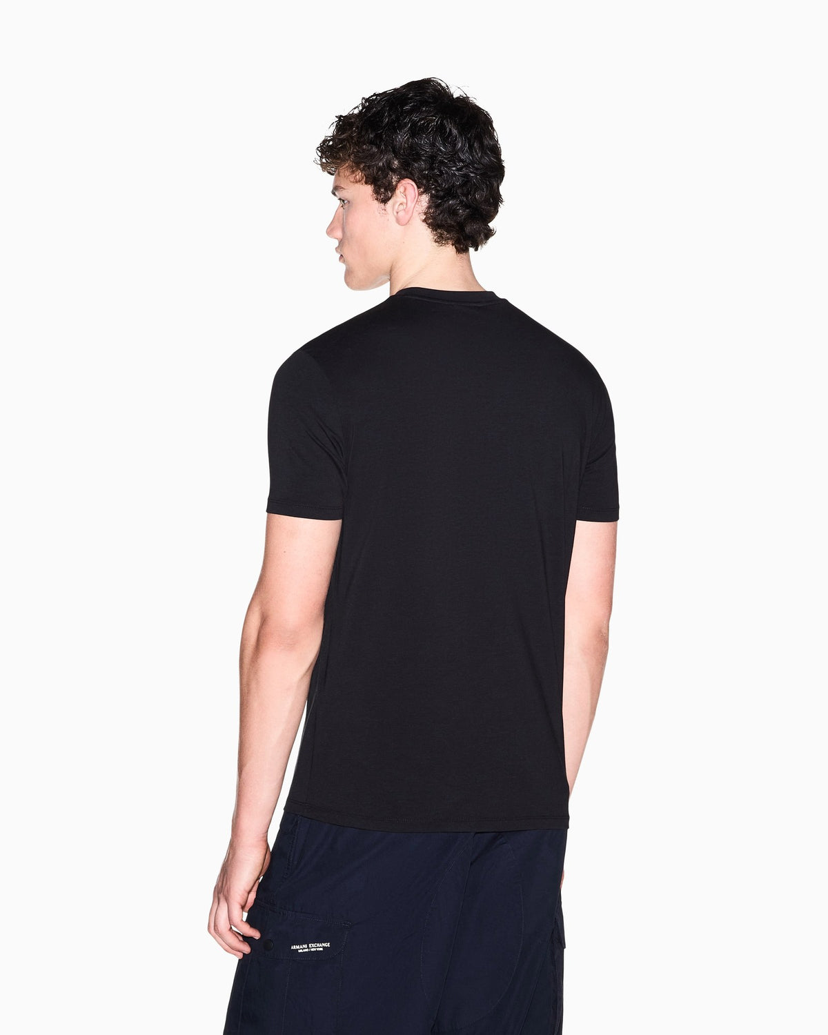 Armani Exchange T-Shirt Nera XM003141 – vista 2