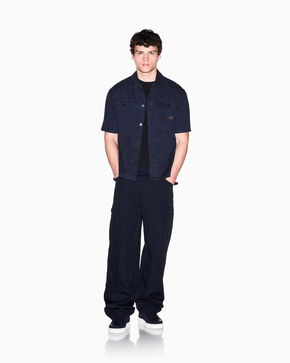 Armani Exchange T-Shirt Nera XM003141 – vista 4