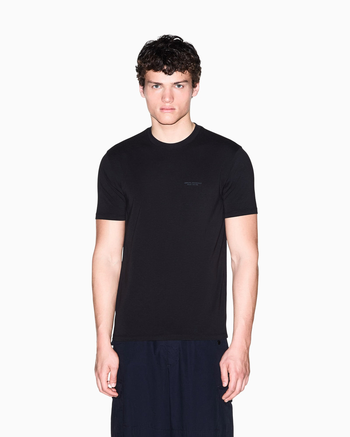 Armani Exchange T-Shirt Nera XM003141 – vista 5