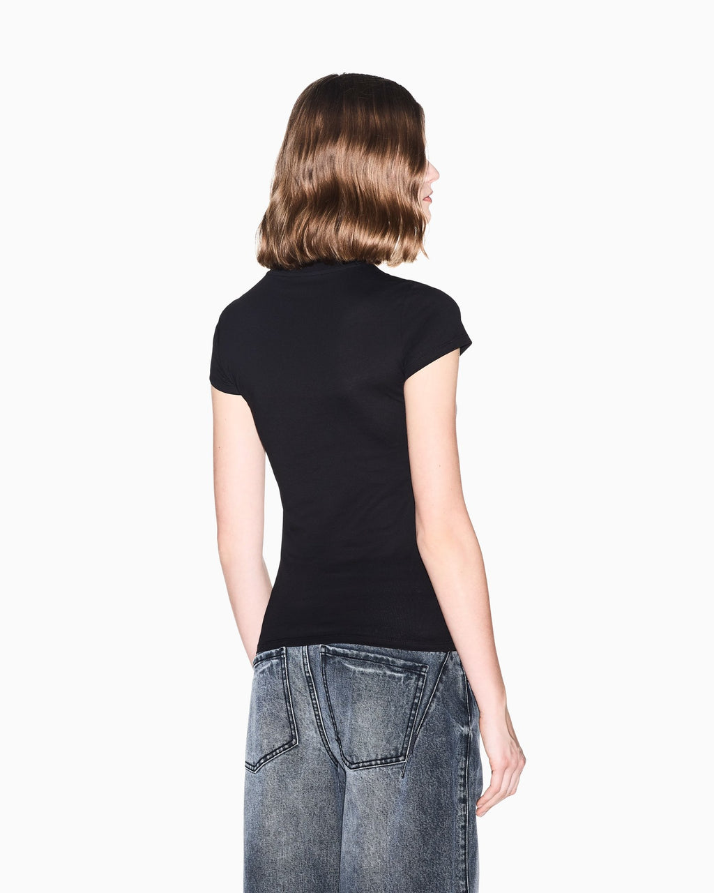 Armani Exchange T-Shirt Nera XW002550 – vista 2