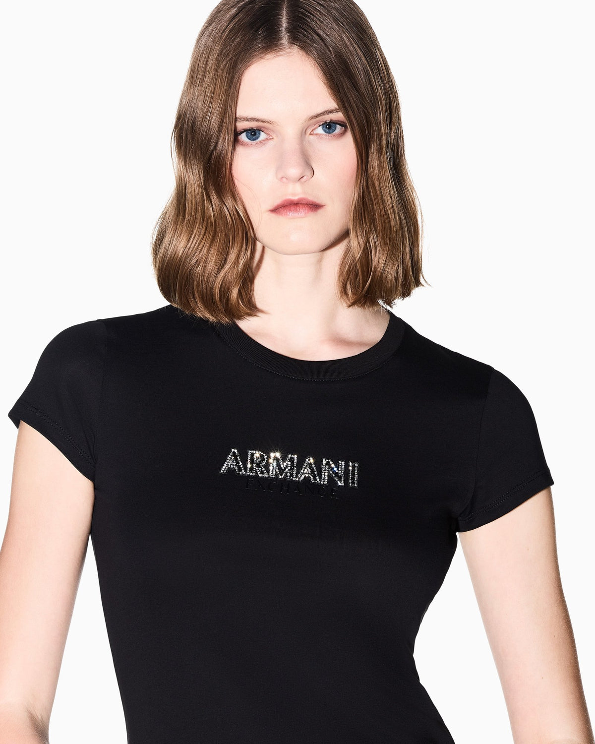 Armani Exchange T-Shirt Nera XW002550 – vista 3