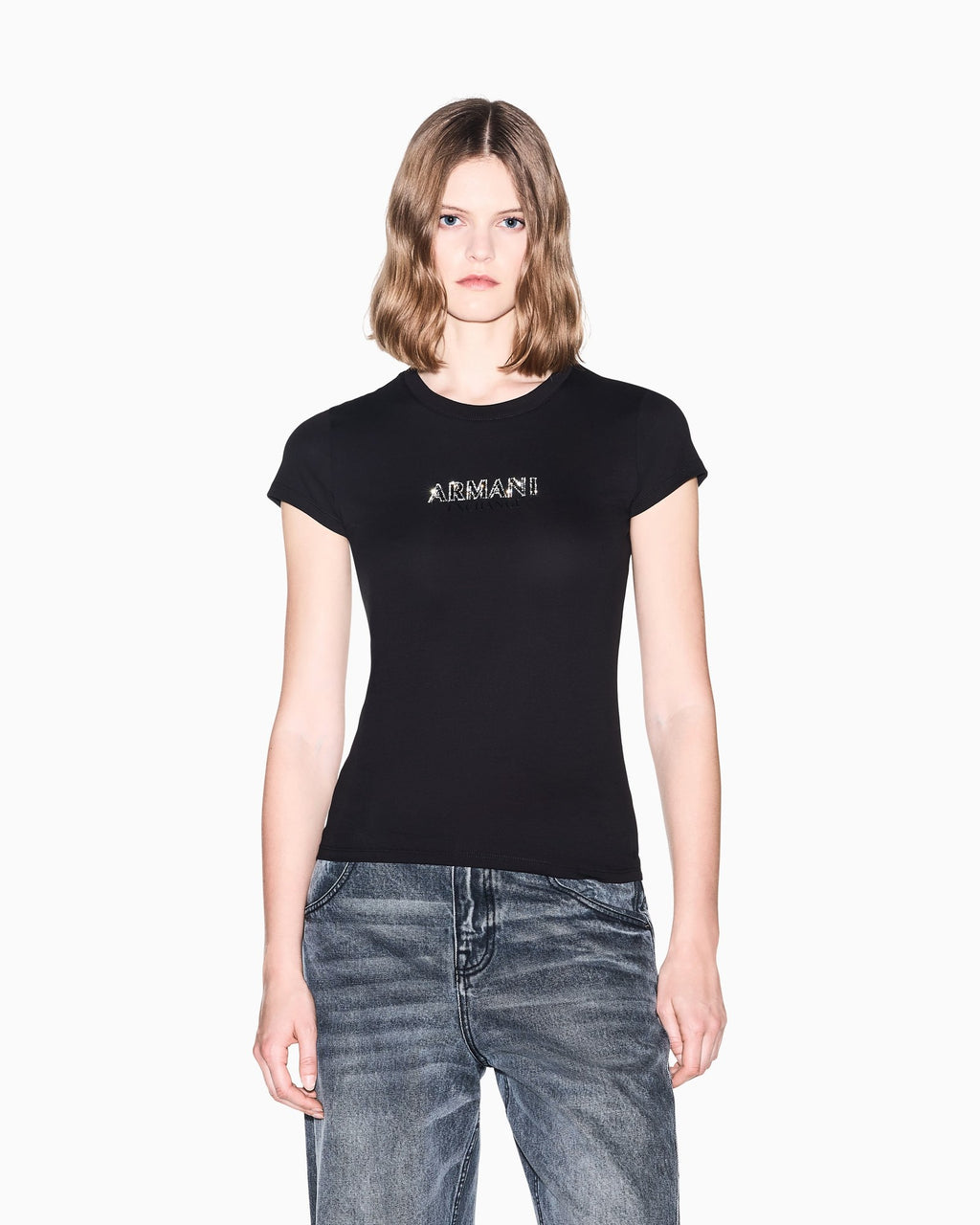 Armani Exchange T-Shirt Nera XW002550 – vista 5