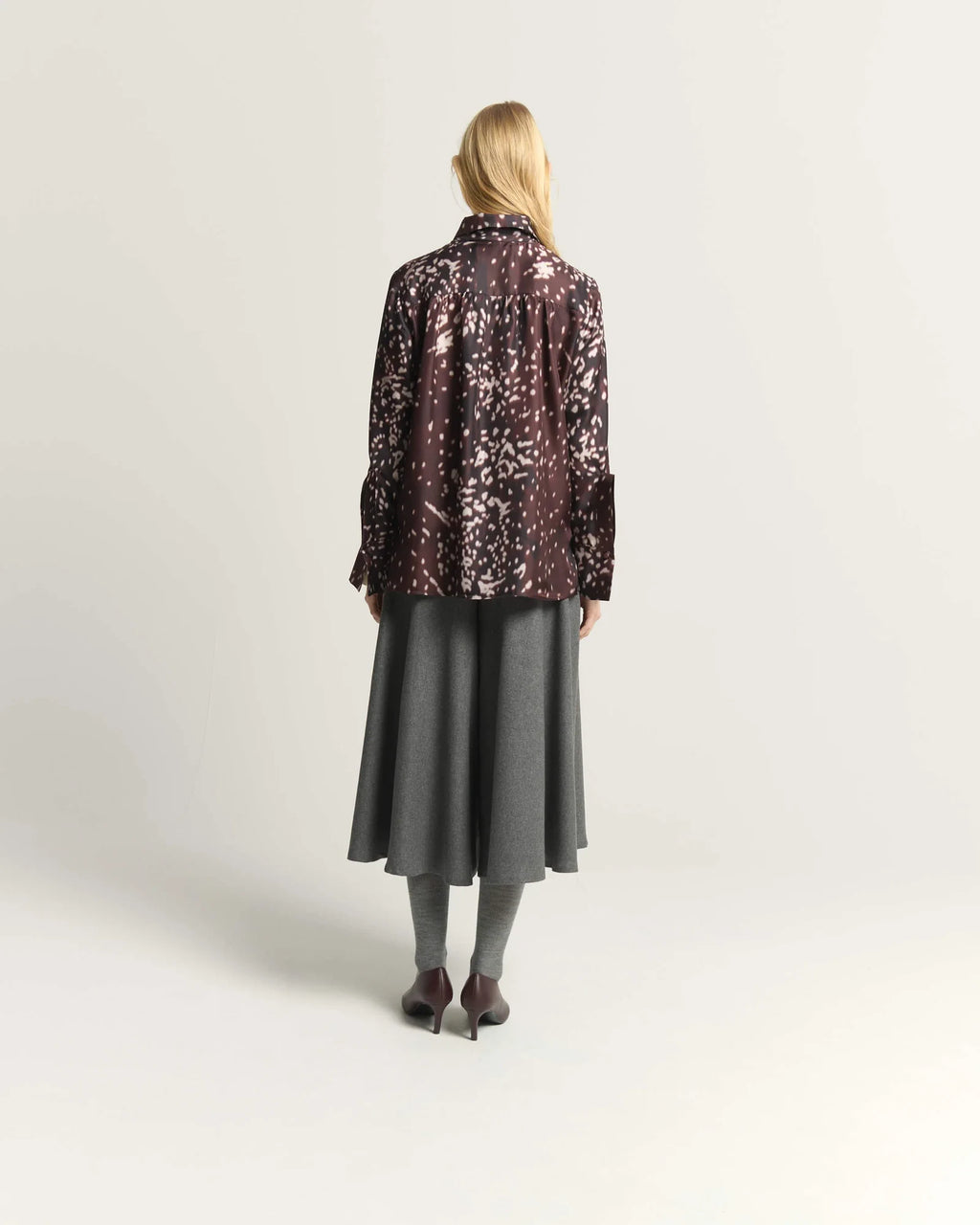 Beatrice B Camicia Stampata Bordeaux — foto 5