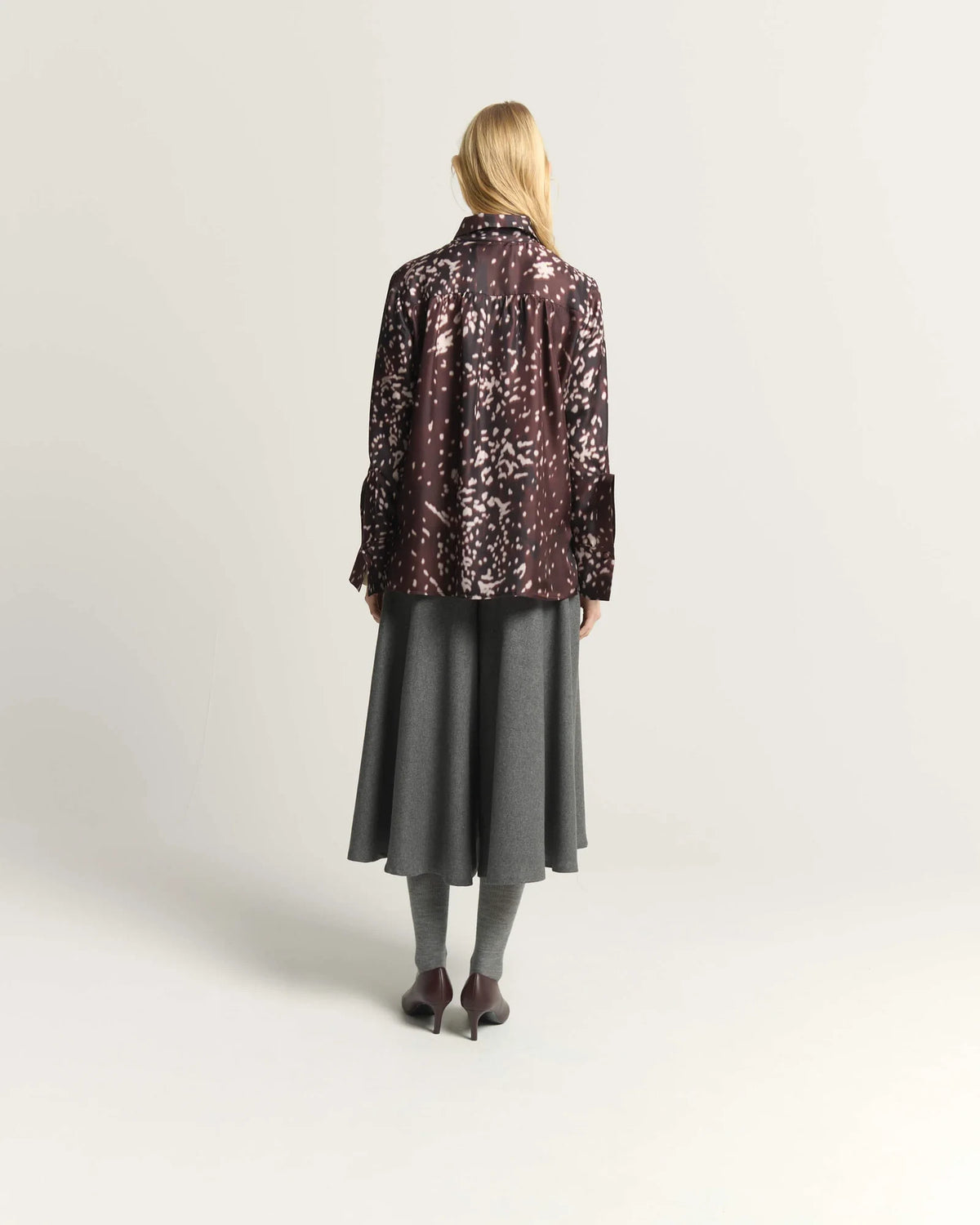Beatrice B Camicia Stampata Bordeaux — foto 5