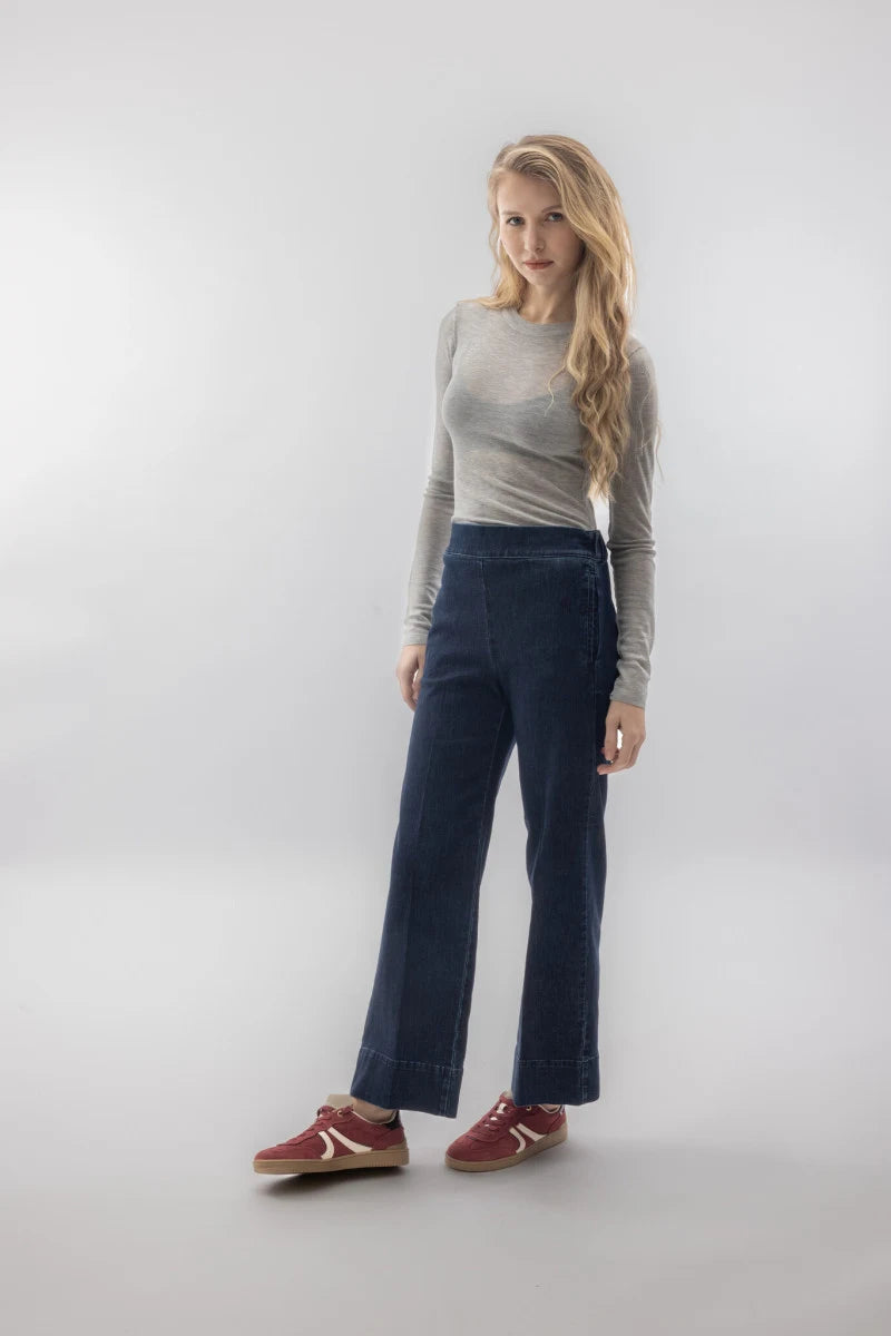 Cigalas Pantalone con Vita Elastica Blu Denim — foto 2