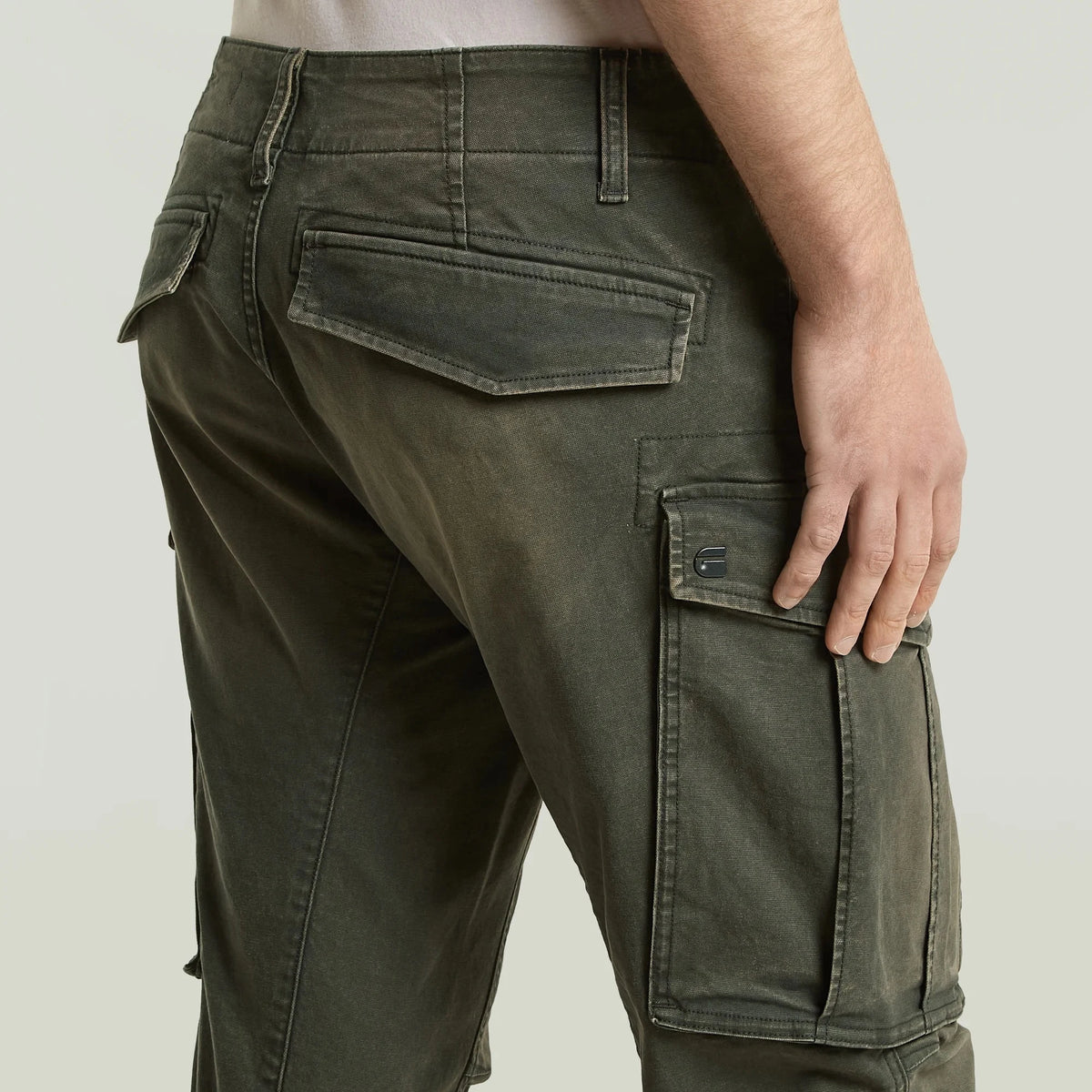G-Star RAW Pantalone Rovic 3D Zip Asfalto — foto 4