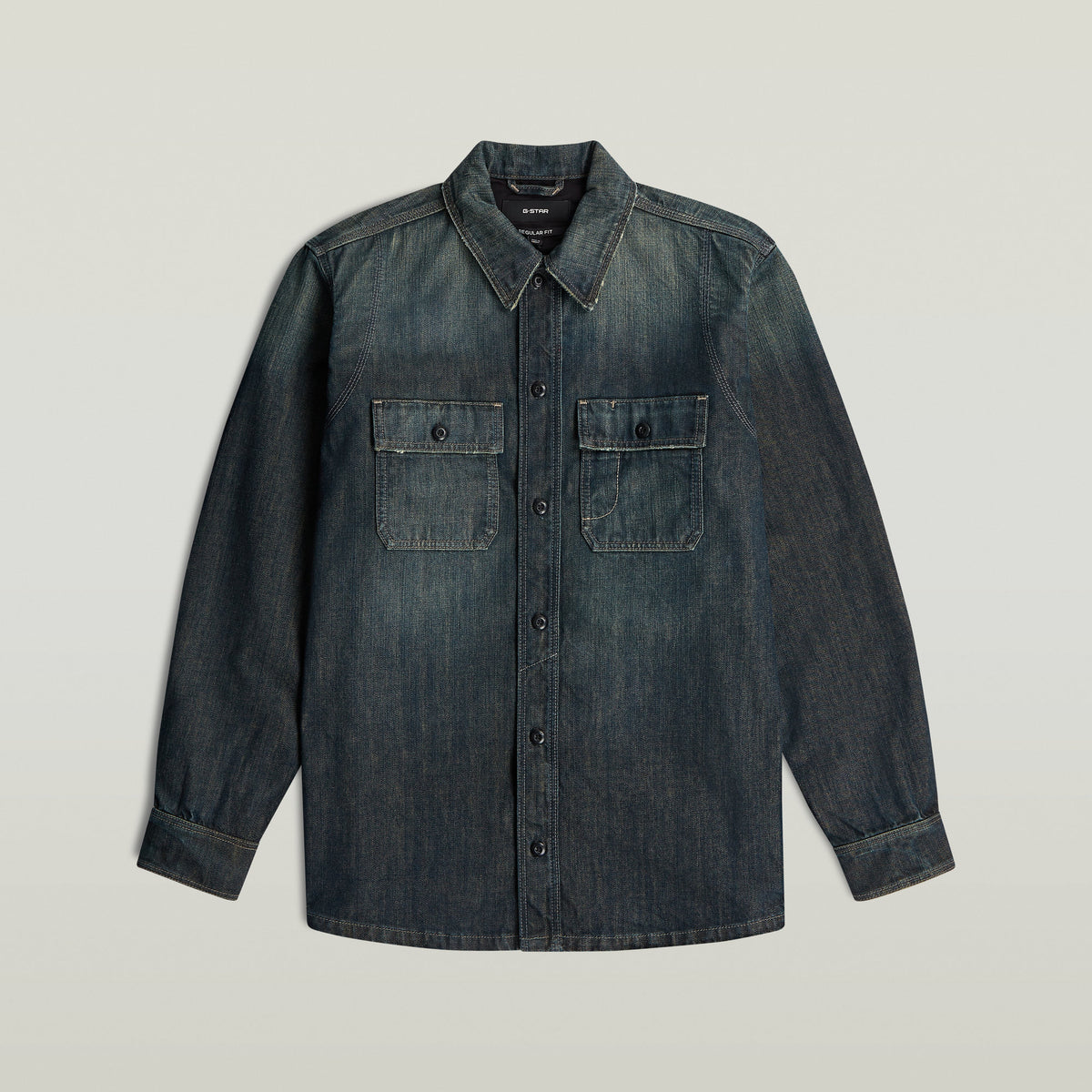G-Star RAW Camicione Utility Relaxed Medium Blue