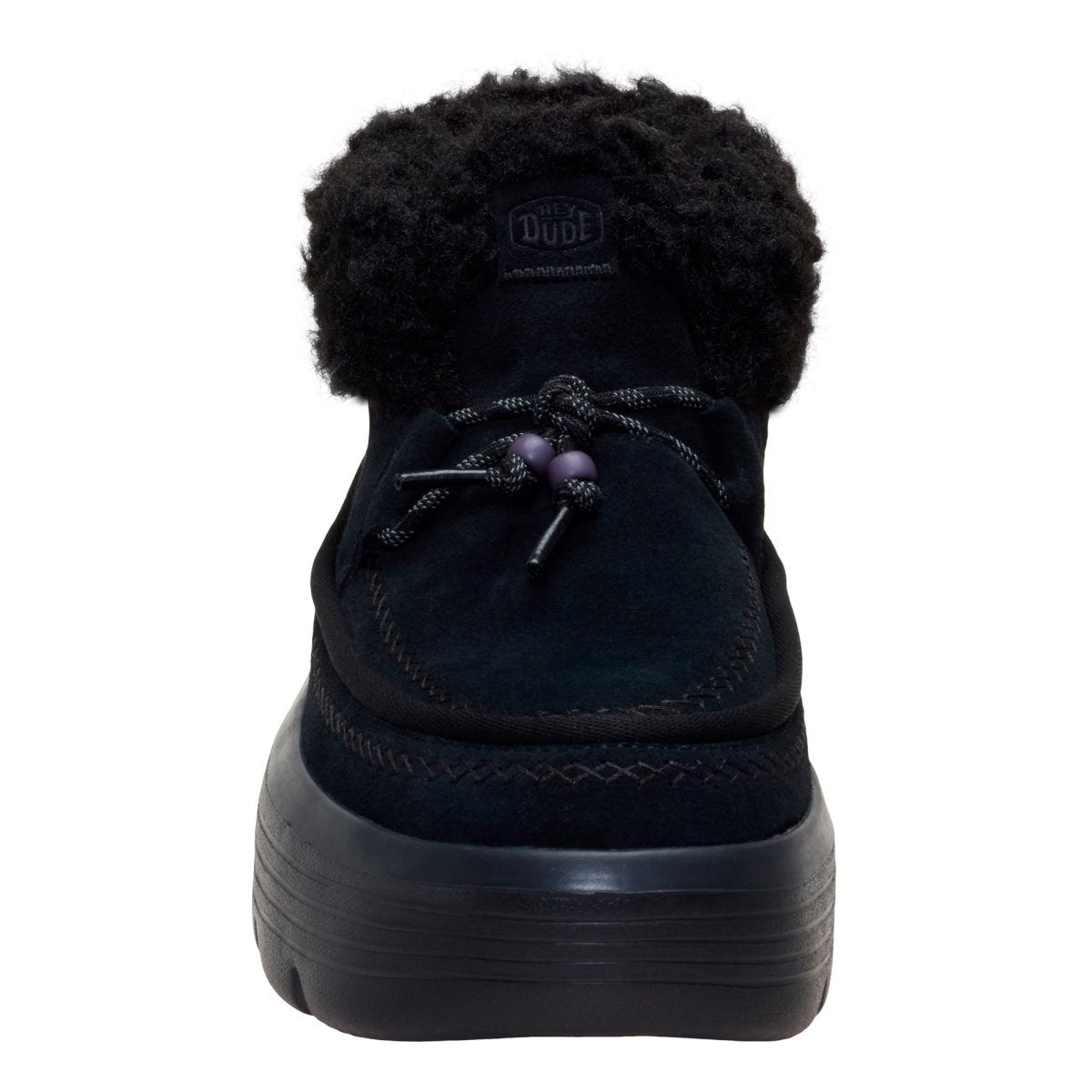 Hey Dude Austin Edge Lounge Suede Black – vista 4