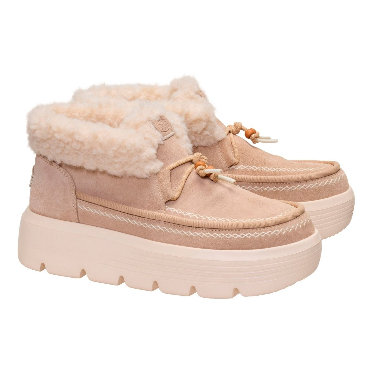 Hey Dude Austin Edge Lounge Suede Sesamo – vista 2