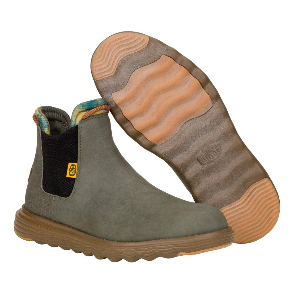Hey Dude Branson Classic Uomo Dusty Olive – vista 3