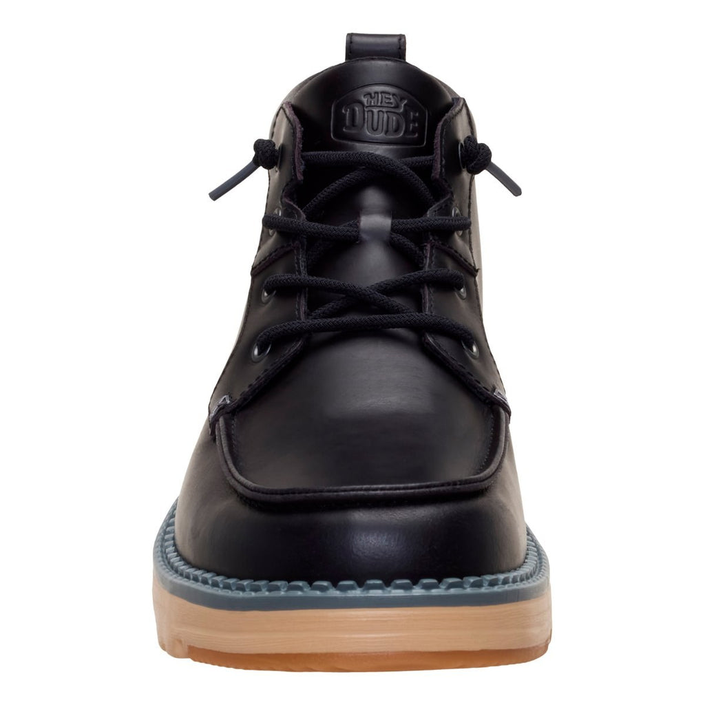 Hey Dude Flint Boot Leather Black – vista 4