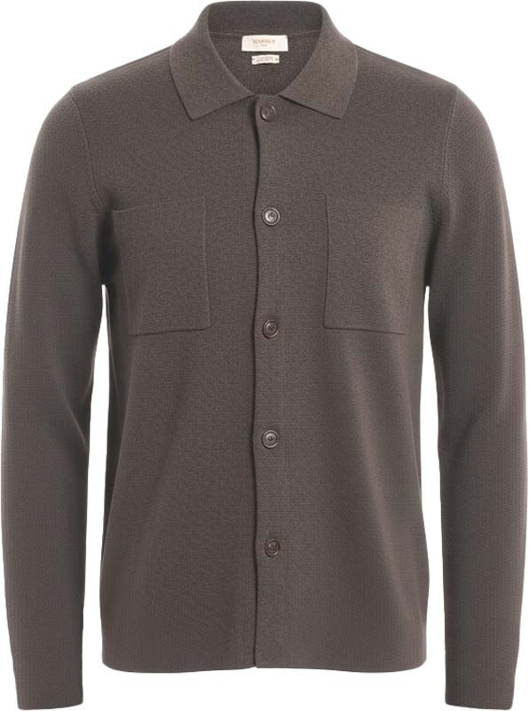 Overshirt in Maglia Tortora - MARKUP