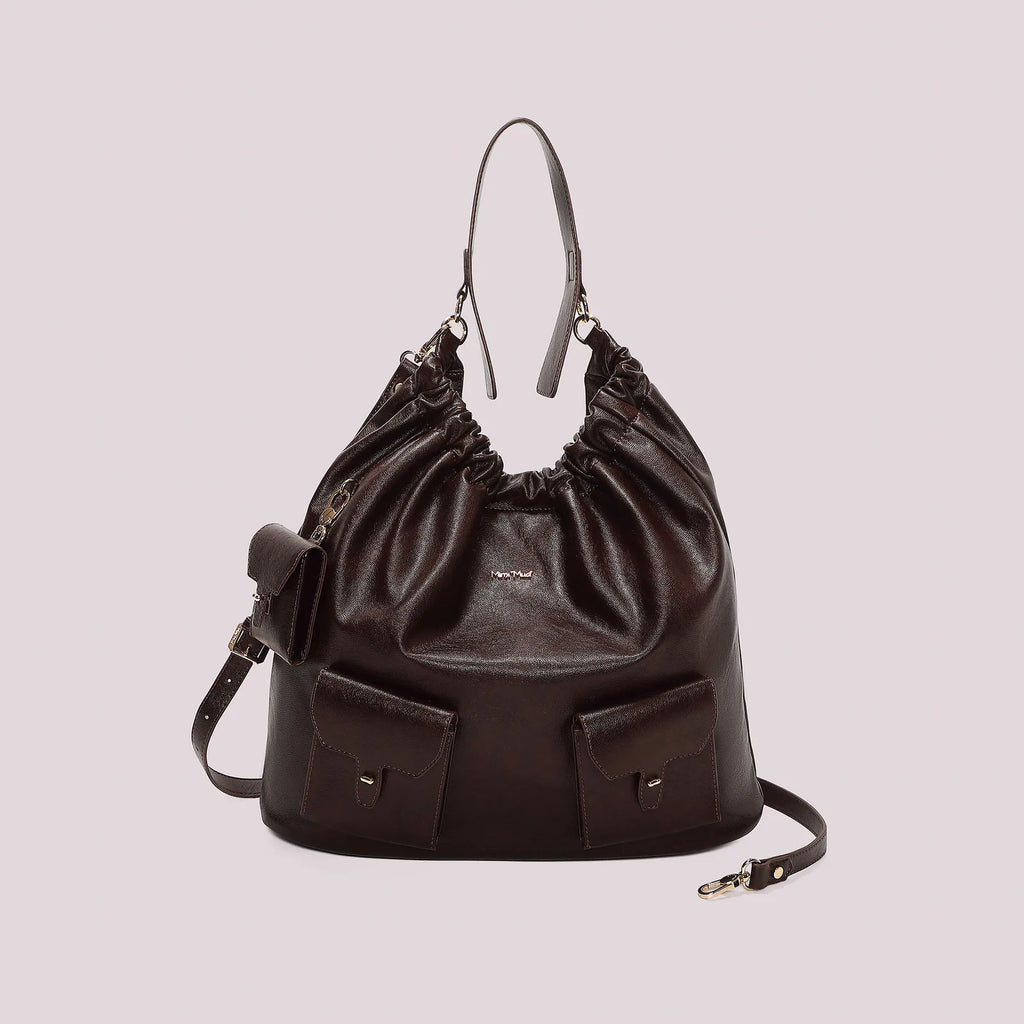 Mimi Mua Borsa a Spalla con Tasche Moro