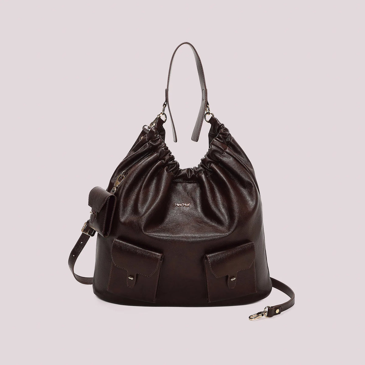 Mimi Mua Borsa a Spalla con Tasche Moro