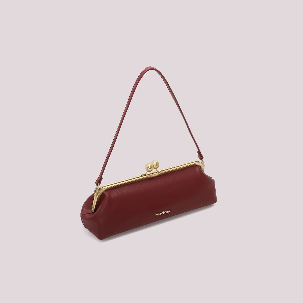 Mimi Mua Borsa Clutch Lunga Bordeaux — foto 2