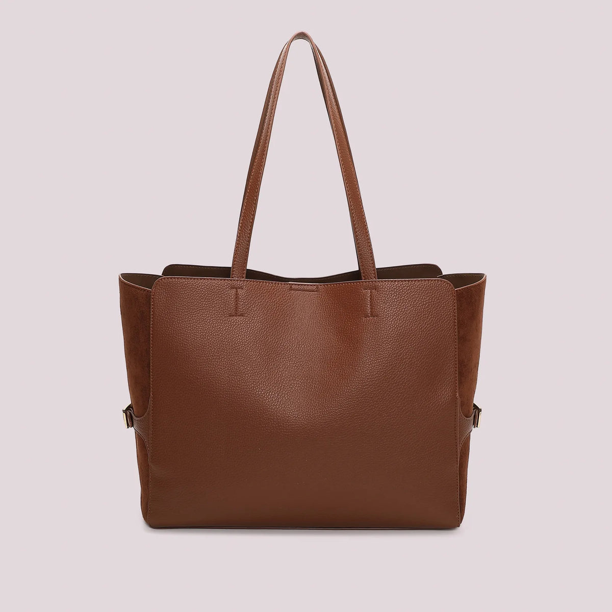 Mimi Mua Borsa Shopping con Cinturino al Lato Cuoio — foto 3
