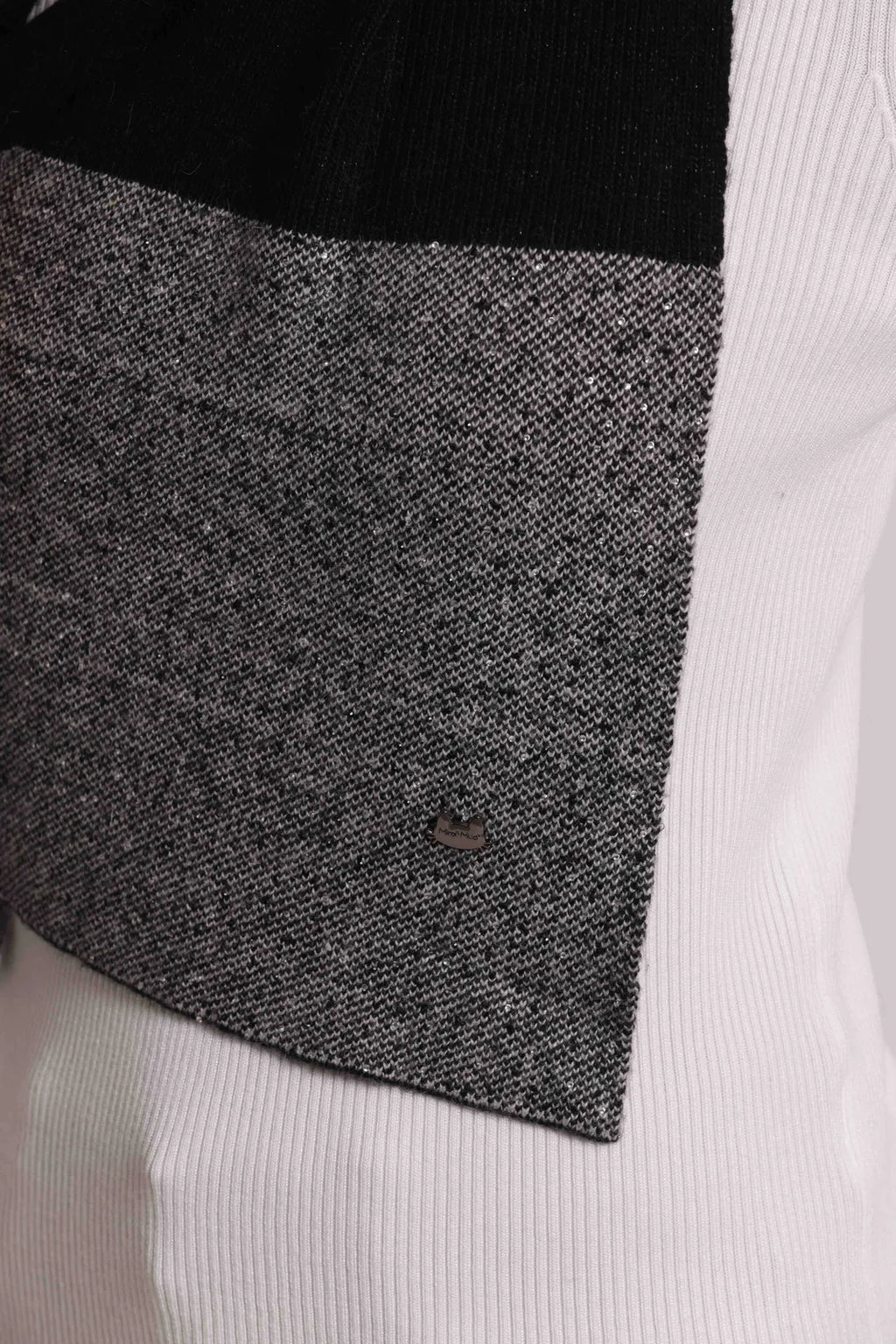 Mimi Mua Sciarpa con Strass Nero — foto 2