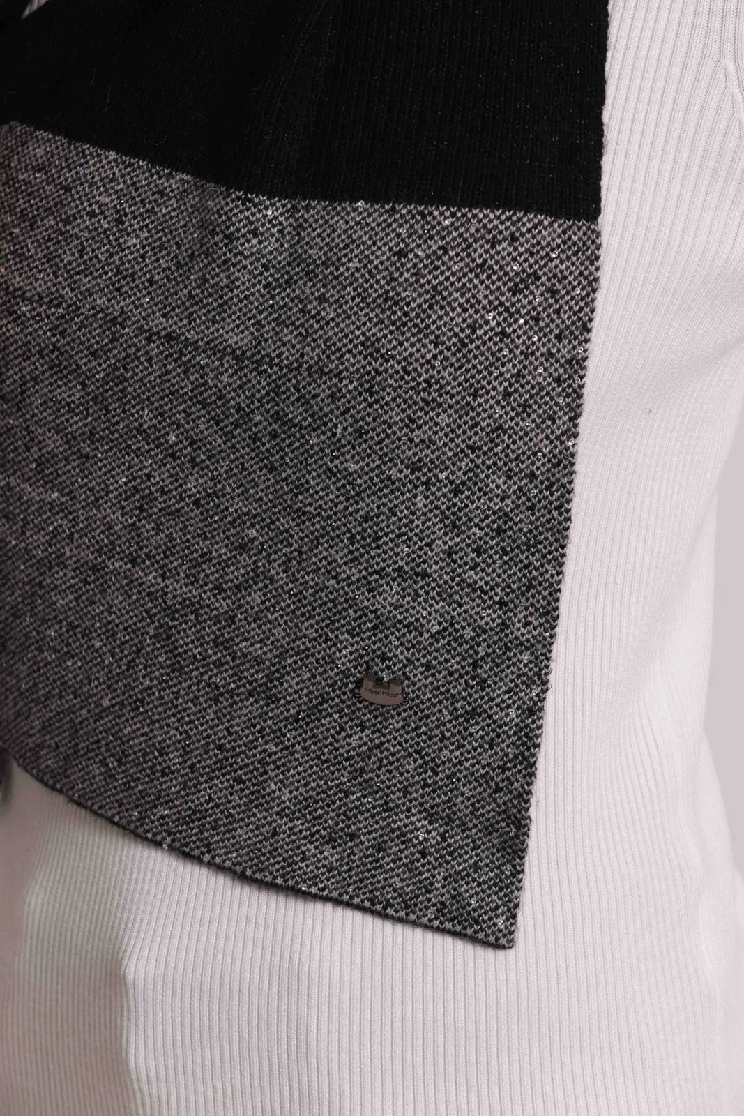 Mimi Mua Sciarpa con Strass Nero — foto 2