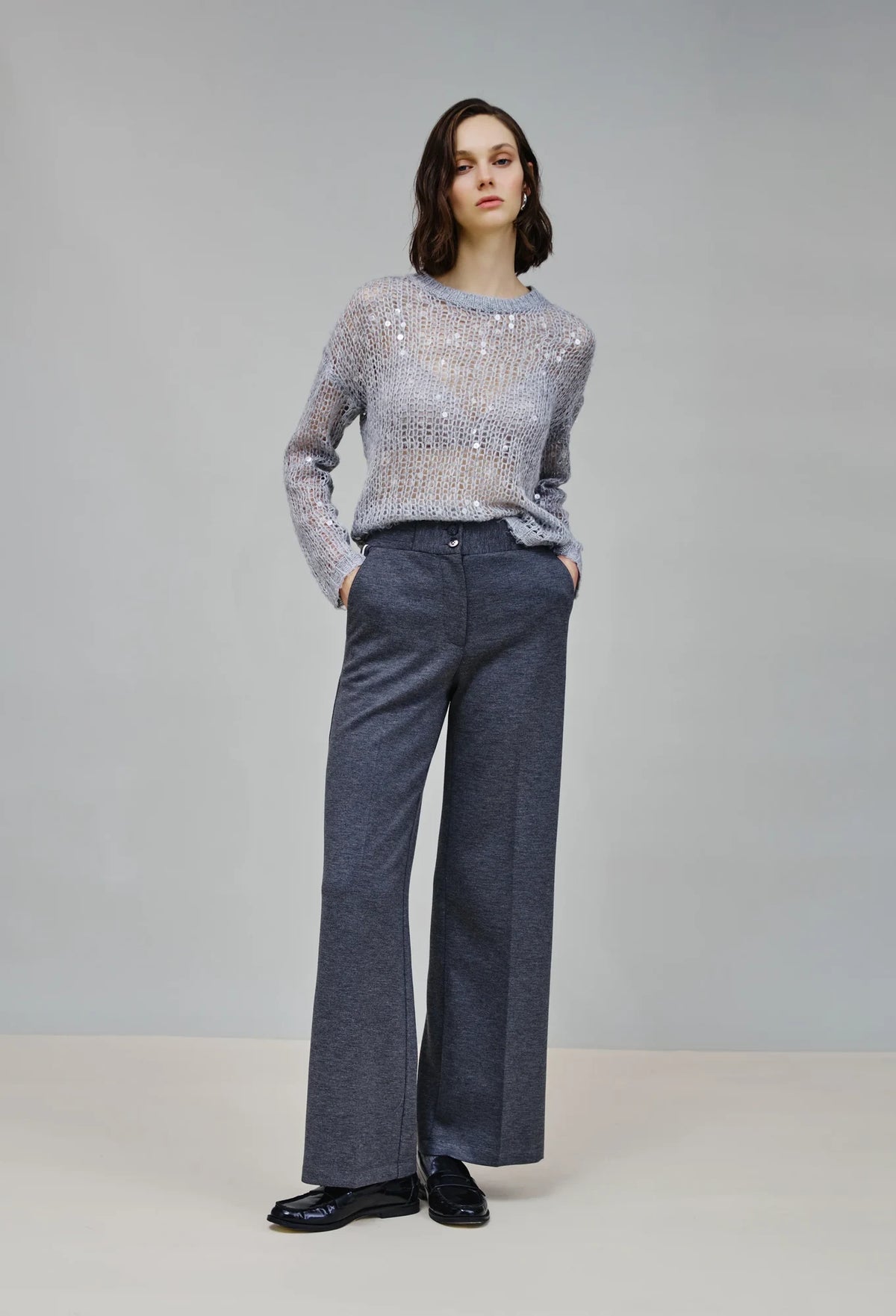 Nenette Pantalone Etel Grigio — foto 3
