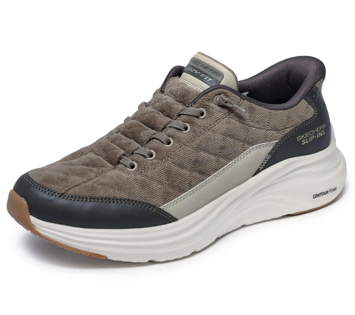 Skechers Sneaker Contour Foam-Cordelux Oliva — foto 2