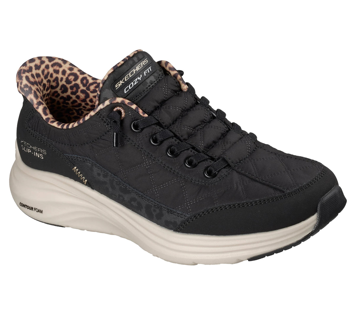 Skechers Sneaker Contour Foam-Leopard Dream Nero